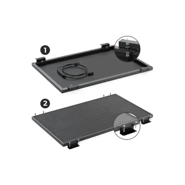 Кріплення сонячної панелі EcoFlow Rigid Solar Panel Mounting Feet (AKIT-MS331)