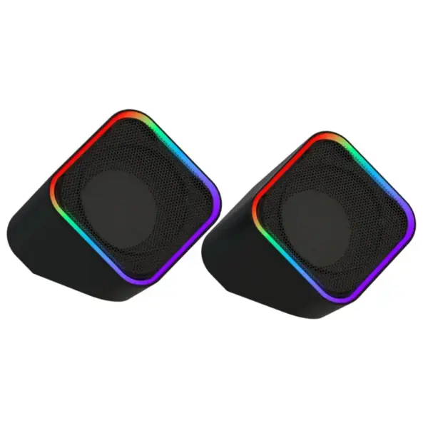 Акустична система ColorWay Cubix 2.0 RGB USB Black (CW-SPU05BK) Акустична система ColorWay Cubix 2.0 RGB USB Black (CW-SPU05BK)