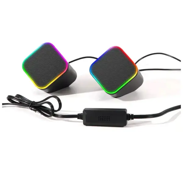 Акустична система ColorWay Cubix 2.0 RGB USB Black (CW-SPU05BK) Акустична система ColorWay Cubix 2.0 RGB USB Black (CW-SPU05BK)