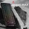 Клавіатура Ajazz AK820 Max Magnetic Switch RGB USB UA Gradient Black (AK820MAX-M-S-GG)