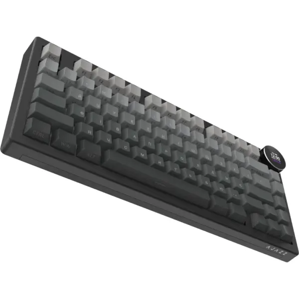 Клавіатура Ajazz AK820 V2 White Peach Switch Wireless/Bluetooth/USB UA Black/Gray (AK820-V2-WP-S-BG)