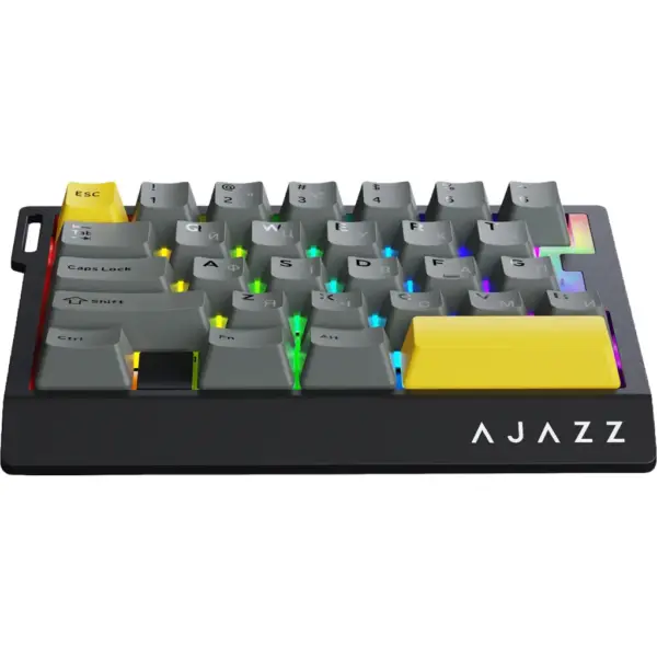 Клавіатура Ajazz AK029 Ice Island Magnetic Switch USB UA Black/Yellow (AK029-I-BY)