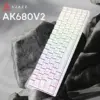 Клавіатура Ajazz AK680 V2 Ice Island Magnetic Switch USB UA White (AK680-V2-I-S-W)