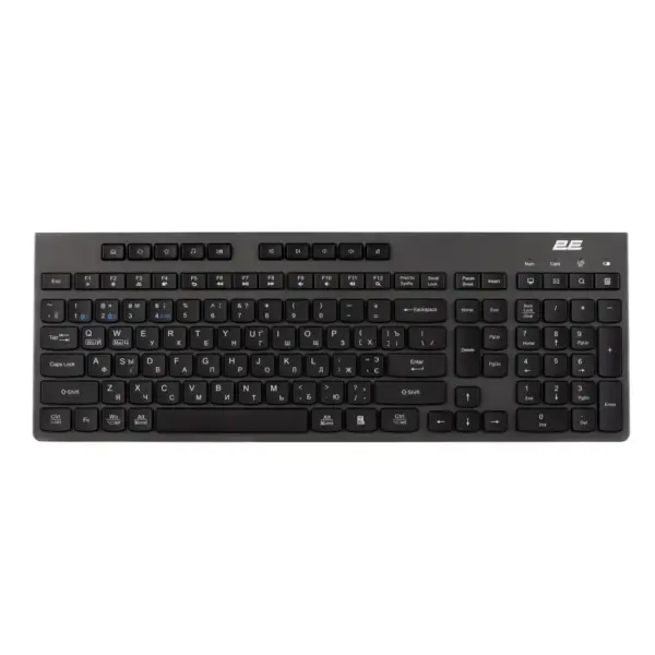 Клавіатура 2E KS280 Wireless Black/Gray (2E-KS280WBGR_AK)