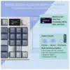 Клавіатура Attack Shark K86 RGB Wireless/Bluetooth/USB UA Retro Grey (K86MN_AS)