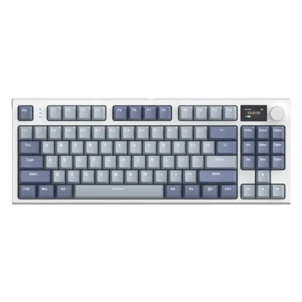 Клавіатура Attack Shark K86 RGB Wireless/Bluetooth/USB UA Retro Grey (K86MN_AS)