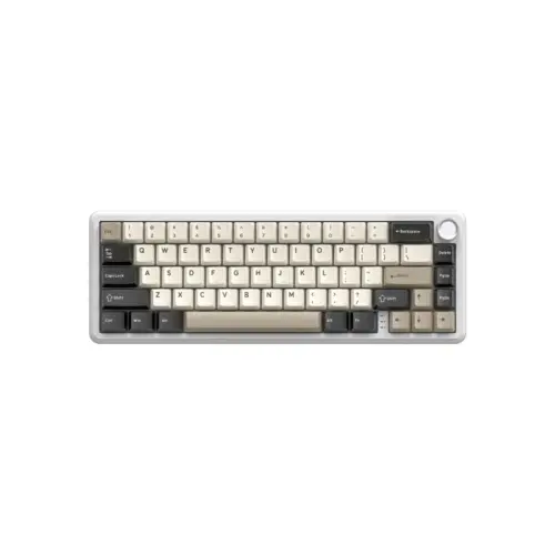 Клавіатура Attack Shark X66 RGB Wireless/Bluetooth/USB UA White Cheese (X66CW_AS)
