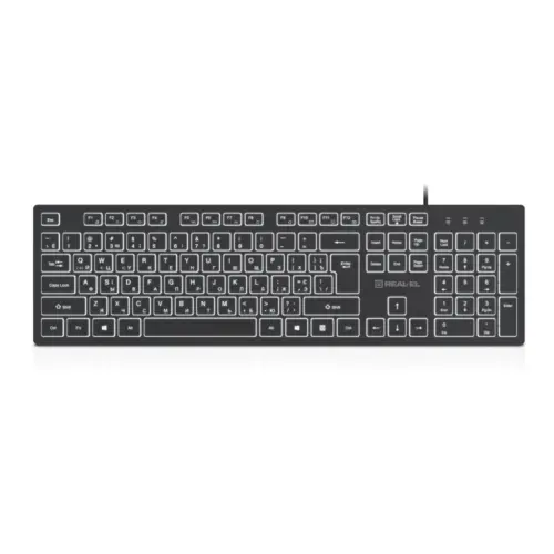 Клавіатура REAL-EL RK-7050 USB Black (EL123100054)