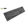 Клавіатура REAL-EL RK-725W Wireless/Bluetooth Black (EL123100061)