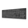 Клавіатура REAL-EL RK-725W Wireless/Bluetooth Black (EL123100061)