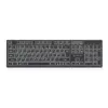 Клавіатура REAL-EL RK-725W Wireless/Bluetooth Black (EL123100061)