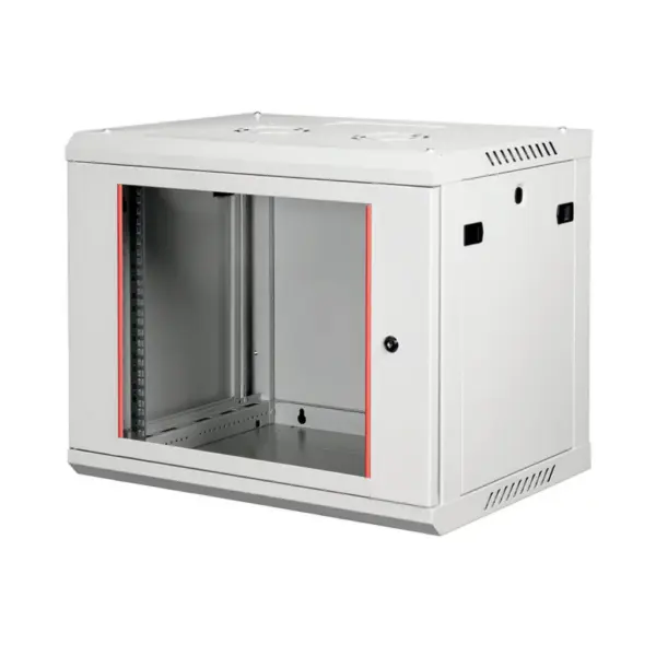 Шафа настінна Lande 9U 19" 600x600 ProlineB (LN-WB-09U6060-LG-F)