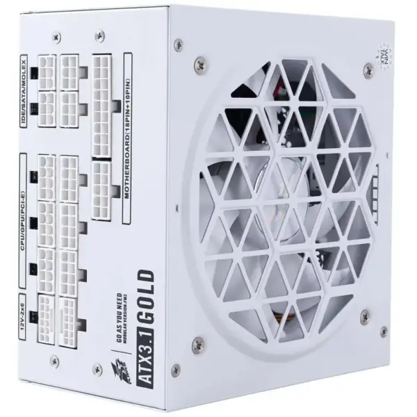 Блок живлення 1stPlayer 1000W (NGDP-GLD-1000-WH-EU)
