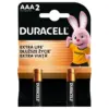 Батарейка Duracell AAA лужні 2 шт. в упаковці (5000394058170 / 81484984)