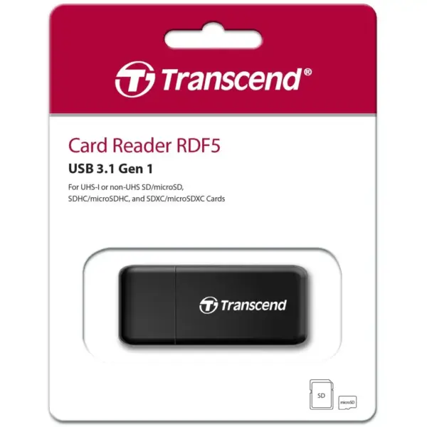 Зчитувач флеш-карт Transcend TS-RDF5K Зчитувач флеш-карт Transcend TS-RDF5K