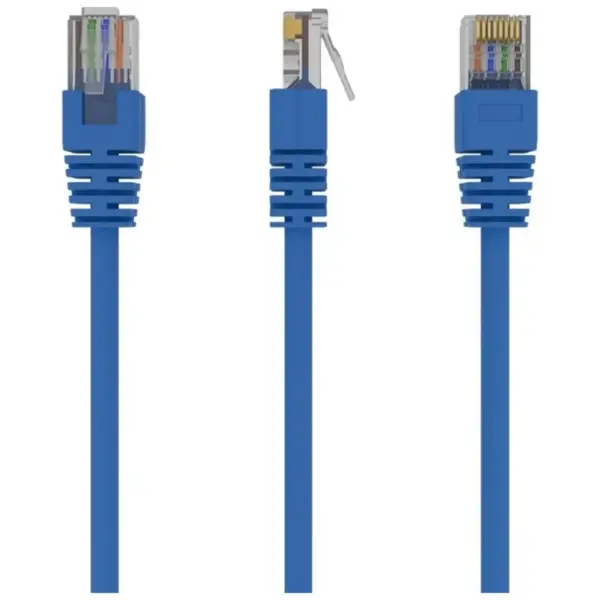 Патч-корд 3м UTP cat 5е CCA Cablexpert (PP12-3M/B)