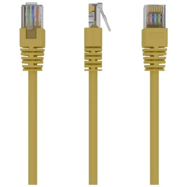 Патч-корд 3м UTP cat 5е CCA Cablexpert (PP12-3M/Y)