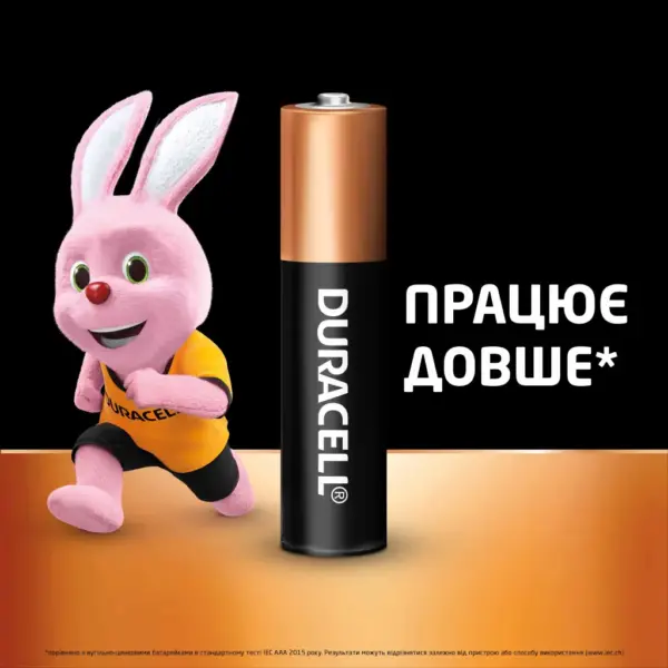 Батарейка Duracell AAA лужні 8 шт. в упаковці (5000394203341 / 81480364)