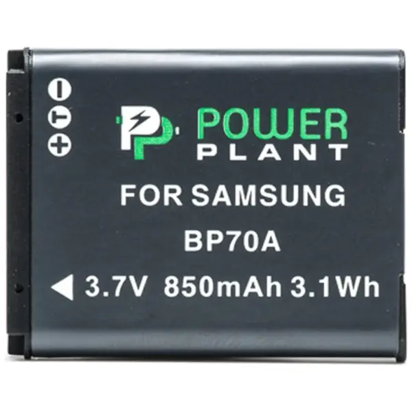 Акумулятор до фото/відео PowerPlant Samsung BP70A (DV00DV1261)