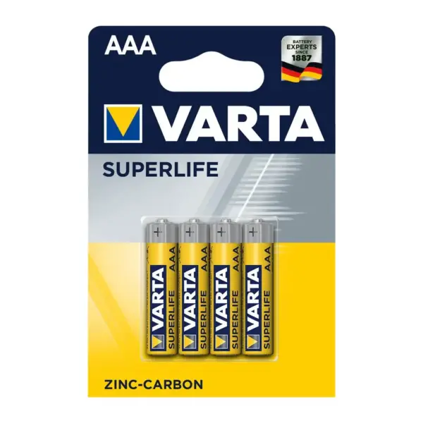 Батарейка Varta SUPERLIFE Zinc-Carbon R03 * 4 (02003101414) Батарейка Varta SUPERLIFE Zinc-Carbon R03 * 4 (02003101414)