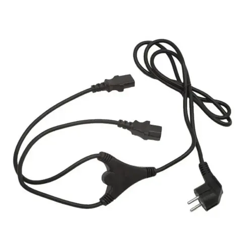 Кабель живлення C13 2x 2.0m Cablexpert (PC-186-ML6)