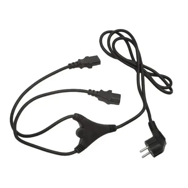 Кабель живлення C13 2x 2.0m Cablexpert (PC-186-ML6)