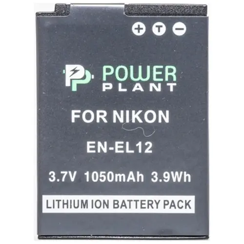 Акумулятор до фото/відео PowerPlant Nikon EN-EL12 (DV00DV1242)
