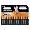 Батарейка Duracell AA лужні 12 шт. в упаковці (5000394006546 / 81551275)
