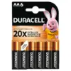 Батарейка Duracell AA лужні 6 шт. в упаковці (5007757)