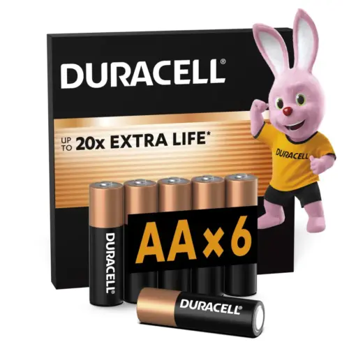 Батарейка Duracell AA лужні 6 шт. в упаковці (5007757)