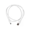 Дата кабель USB 2.0 AM to Micro 5P 1.0m Cablexpert (CCP-mUSB2-AMBM-W-1M)