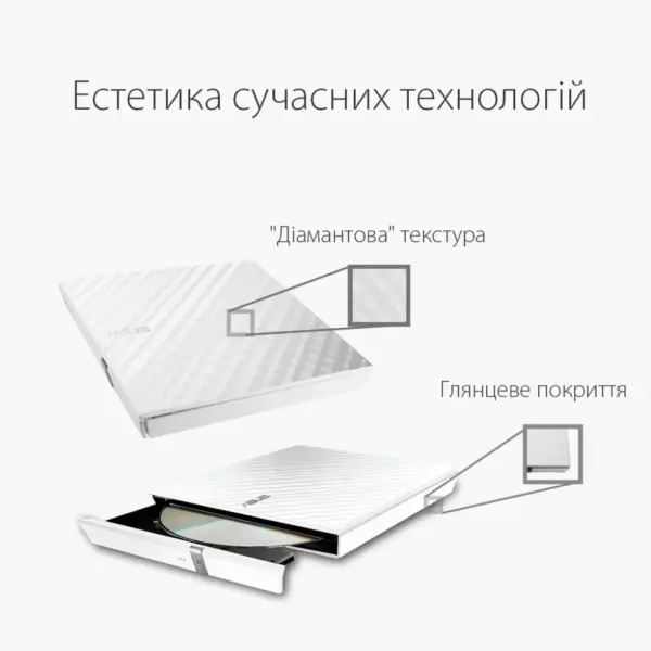 Оптичний привід DVD-RW ASUS SDRW-08D2S-U LITE/WHT/G/AS (90-DQ0436-UA221KZ) Оптичний привід DVD-RW ASUS SDRW-08D2S-U LITE/WHT/G/AS (90-DQ0436-UA221KZ)