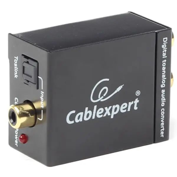 Конвертор Cablexpert Digital to analog audio (DSC-OPT-RCA-001) Конвертор Cablexpert Digital to analog audio (DSC-OPT-RCA-001)