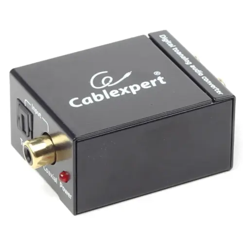 Конвертор Cablexpert Digital to analog audio (DSC-OPT-RCA-001) Конвертор Cablexpert Digital to analog audio (DSC-OPT-RCA-001)