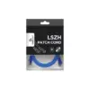Патч-корд 0.5м S/FTP Cat 6A CU LSZH blue Cablexpert (PP6A-LSZHCU-B-0.5M)
