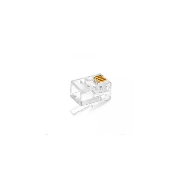 Конектор RJ11 4P4C Ritar (02774) Конектор RJ11 4P4C Ritar (02774)