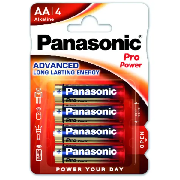 Батарейка Panasonic AA PRO POWER * 4 (LR6XEG/4BP) Батарейка Panasonic AA PRO POWER * 4 (LR6XEG/4BP)