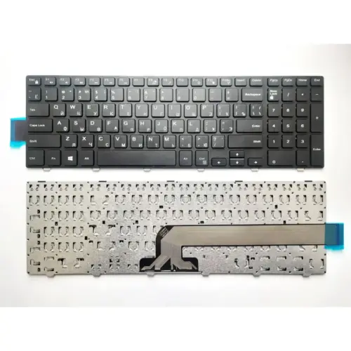 Клавіатура ноутбука Dell Inspiron 15-3000/15-5000 Series черная с черной рамкой UA (A43874) Клавіатура ноутбука Dell Inspiron 15-3000/15-5000 Series черная с черной рамкой UA (A43874)