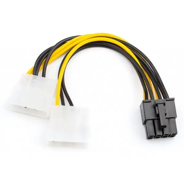 Кабель живлення Molex to Video power 8pin Atcom (8604) Кабель живлення Molex to Video power 8pin Atcom (8604)