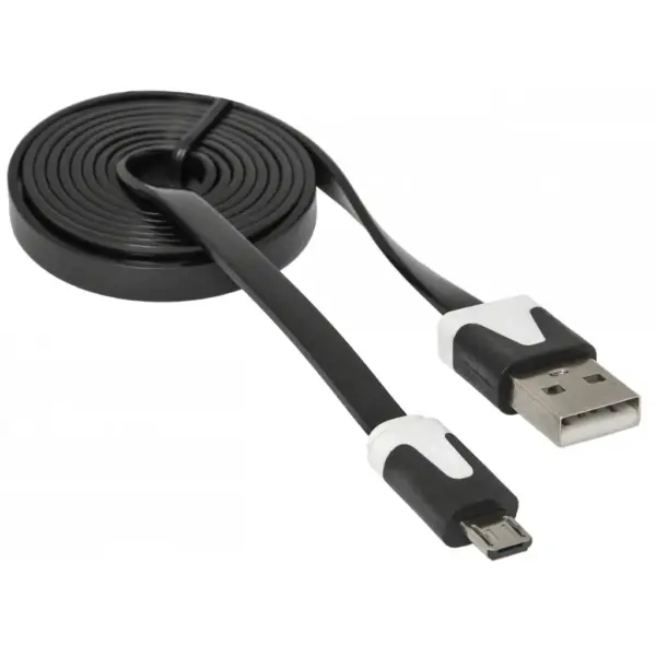 Дата кабель USB 2.0 AM to Micro 5P 1.0m Defender (87475)