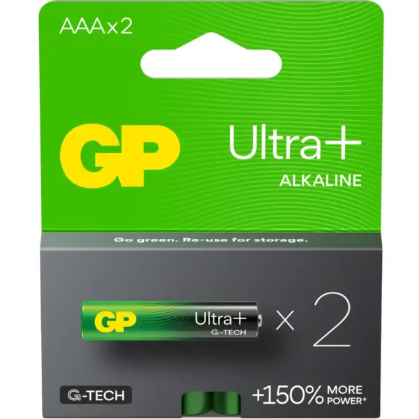 Батарейка Gp AAA LR03 Ultra Plus Alcaline * 2 (24AUP21-SB2 / 4891199218163) Батарейка Gp AAA LR03 Ultra Plus Alcaline * 2 (24AUP21-SB2 / 4891199218163)