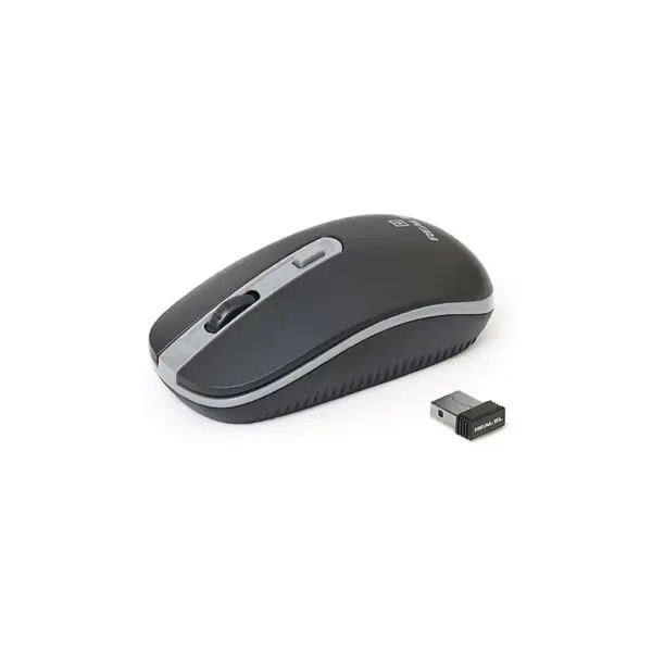Мишка REAL-EL RM-303 Wireless Black/Grey (EL123200021)