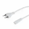 Кабель живлення C7 to C16 1.8m Cablexpert (PC-184/2-W) Кабель живлення C7 to C16 1.8m Cablexpert (PC-184/2-W)