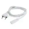 Кабель живлення C7 to C16 1.8m Cablexpert (PC-184/2-W) Кабель живлення C7 to C16 1.8m Cablexpert (PC-184/2-W)