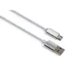 Дата кабель USB 2.0 AM to Micro 5P 1m LED silver Vinga (VCPDCMLED1S) Дата кабель USB 2.0 AM to Micro 5P 1m LED silver Vinga (VCPDCMLED1S)