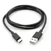 Дата кабель USB 2.0 AM to USB-C 1.0m PVC black Vinga (VCPDCTC1BK)