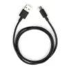 Дата кабель USB 2.0 AM to USB-C 1.0m PVC black Vinga (VCPDCTC1BK)