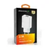 Зарядний пристрій Grand-X 5V 2.1A White (CH-03W)
