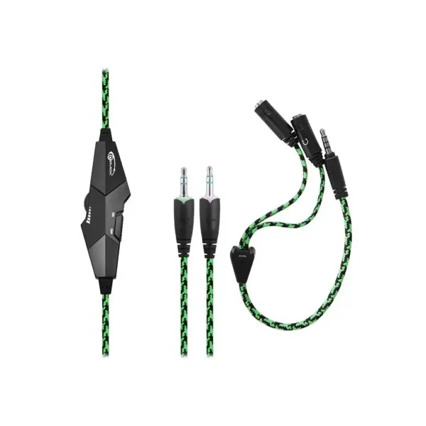 Навушники Gemix X-350 black-green Навушники Gemix X-350 black-green