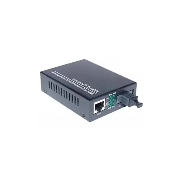 Медіаконвертер Merlion 10/100Base-TX to 100Base-F 1550нм, SM, SC/RJ-45, 25 км +БП (HTB-3100B / 1550_WDM)